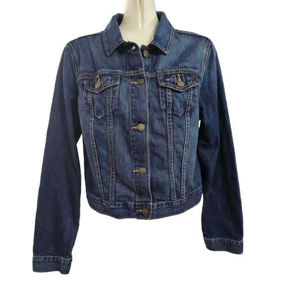 Handpainted Steam Punk Cat On A Denim Jean Jacket - Picture 2 of 3